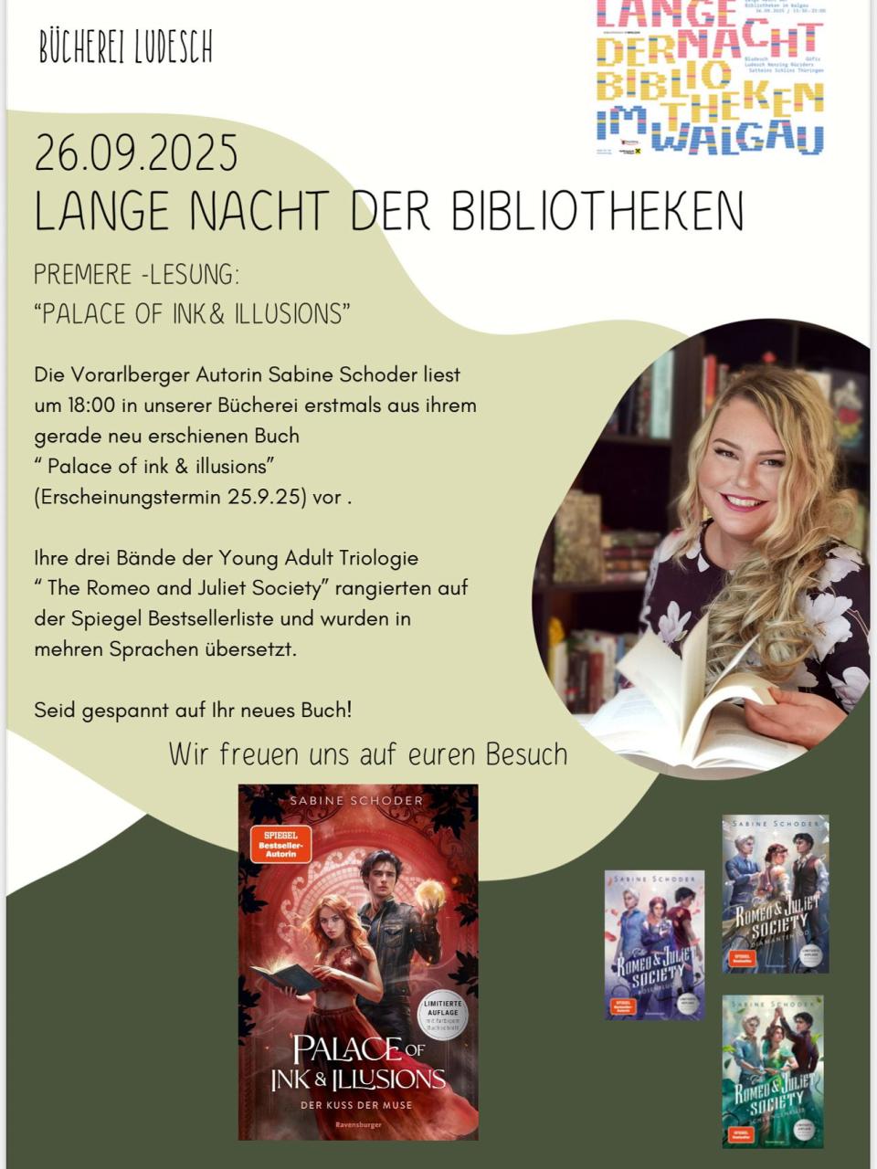 Lange Nacht der Bibliotheken im Walgau
