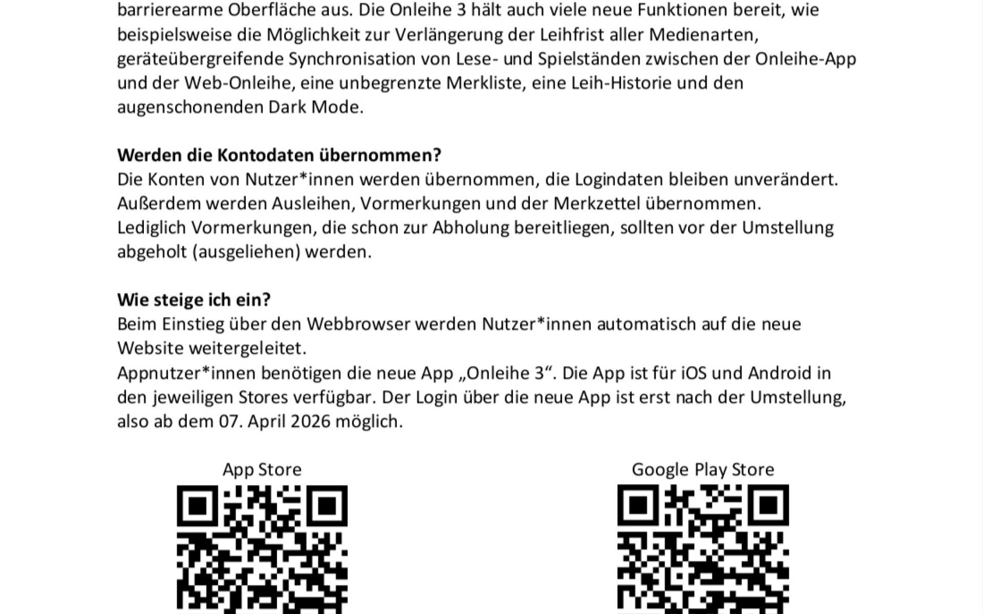 Wichtige Information für Nutzer*innen der Mediathek Vorarlberg